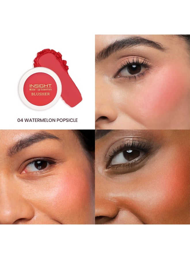 إنسايت أحمر خدود INSIGHT | تركيبة سهلة الدمج | لمسة نهائية ندية طبيعية | ملمس كريمي مطفي | متعدد الاستخدامات | عالي الصبغة | غني بفيتامين E | لون بطيخ منعش - 3.5 غرام - Image 2